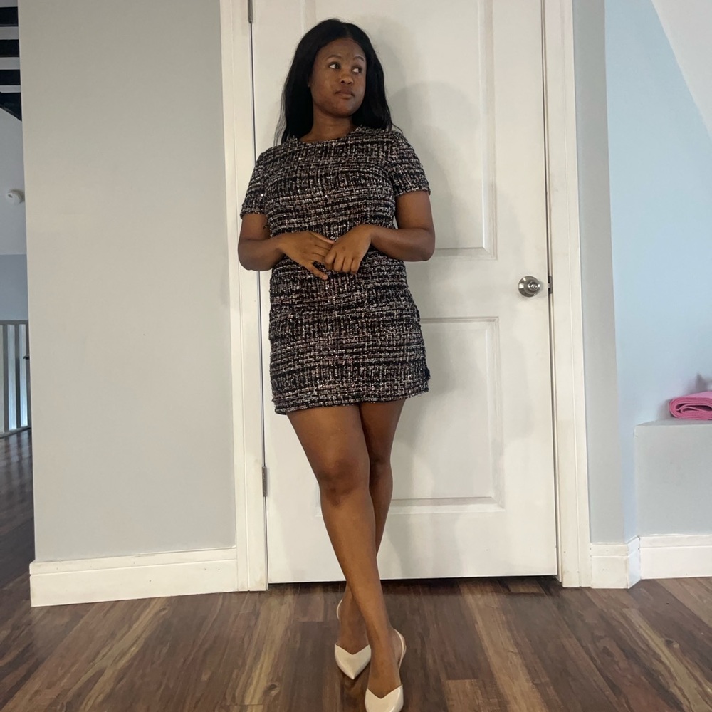 Forever 21 tweed dress bought in 2019, size 10 and still with tags